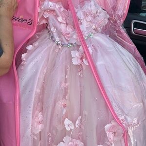 Light Pink Cincoanera Dress